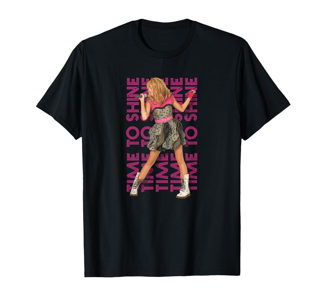 Hannah Montana Tシャツ（黒・白） Amazon.com: Disney Hannah Montana Time to Shine T-Shirt